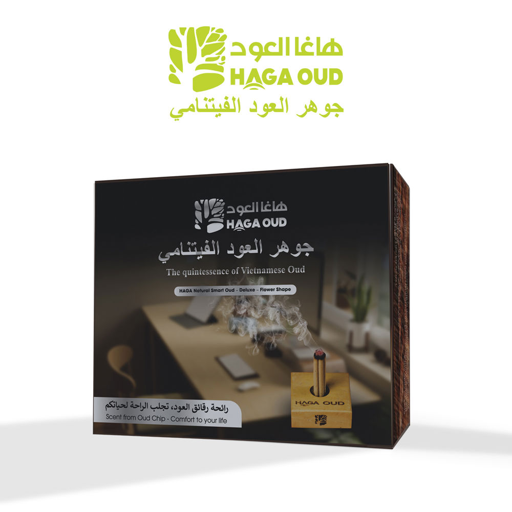 SOF2 - العود الذكي الطبيعي - الدرجة الفاخرة بشكل زهري
